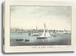 Постер Куррье&Ивес City of New York, from Jersey City