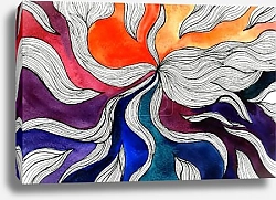 Постер Декоративный цветок