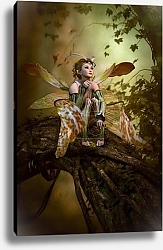 Постер Эльф в волшебном лесу