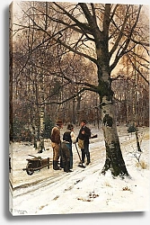 Постер Каллморген Фридрих Forest in Winter