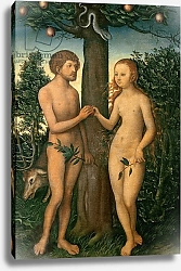 Постер Кранах Лукас Старший Adam and Eve 4