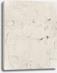 Постер Писсарро Камиль (Camille Pissarro) Marché aux oeufs