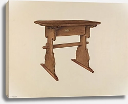 Постер Хеннинг Чарльз Trestle Table