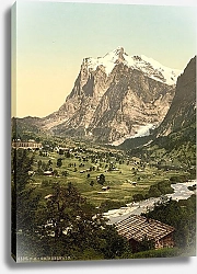 Постер Швейцария. Город Гриндельвальд