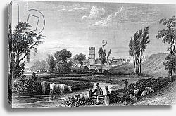 Постер Бартлет Уильям (последователи, грав) Roman Station at Chipping Hill, Witham, Essex, engraved by William Tombleson, 1832