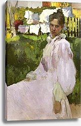 Постер Сомов Константин Portrait of Mrs N.F. Ober, 1896
