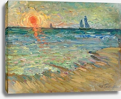 Постер Тархофф Николай Voiliers, soleil couchant, Soulac-sur-Mer