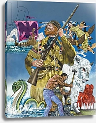 Постер Хук Ричард (дет) Folk tales of the American West