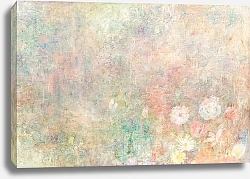 Постер Персиковая пастель с цветами