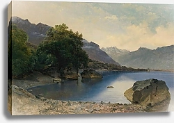 Постер Калам Александр Petite Baie Du Lac Léman Près De Chillon