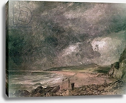 Постер Констебль Джон (John Constable) Weymouth Bay with Approaching Storm
