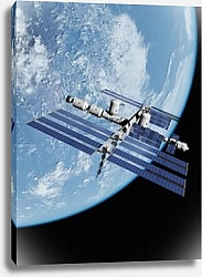 Постер Космическая станция