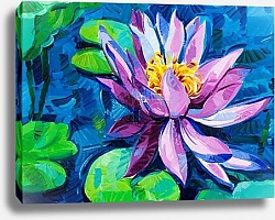 Постер Цветок на воде