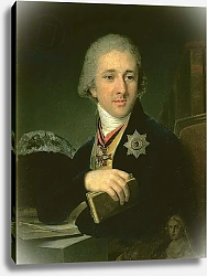 Постер Боровиковский Владимир Portrait of the author Alexander Labsin, 1816 1
