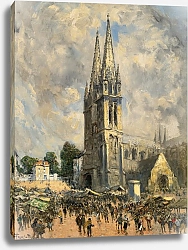 Постер Боггс Фрэнк Церковь В Нормандии