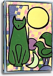 Постер Рикис Бодель (совр) Sun Cat, 2000