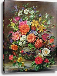Постер Уильямс Альберт (совр) September Flowers, Symbols of Hope and Joy
