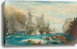 Постер Уилли Уильям Study for ‘The Battle of Trafalgar, 21 October 1805’