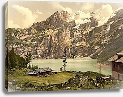 Постер Швейцария. Озеро Эшинензе