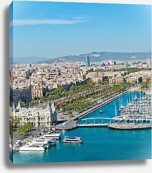 Постер Испания. Барселона. Марина 2