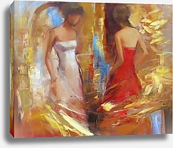 Постер Две женские фигуры