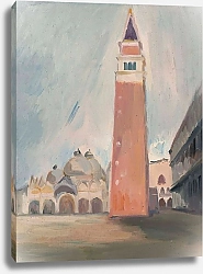 Постер Бартошек Франц View of San Marco and Campanillo