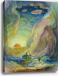 Постер Уайет Ньюэлл Telemachus in the chariot of Nestor, 1929