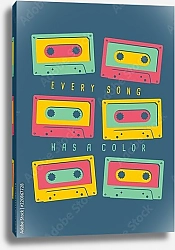 Постер Каждая песня имеет свой цвет