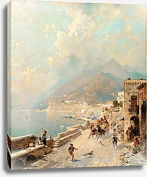 Постер Унтербергер Франц View Of Amalfi