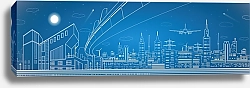 Постер Городская панорама
