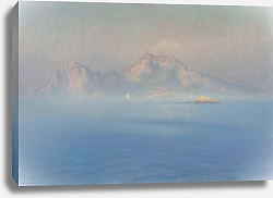 Постер Брукман  Генри Capri, Côte Escarpée Vue De La Mer