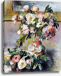 Постер Ренуар Пьер (Pierre-Auguste Renoir) Peonies, 1878