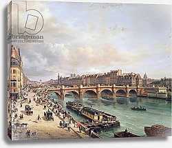 Постер Канелла Джузеппе View of Pont Neuf, 1832