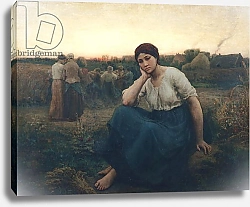 Постер Бретон Жюль Evening, 1860
