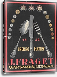 Постер Головчевский В. 1824 srebro platery J. Fraget warszawa