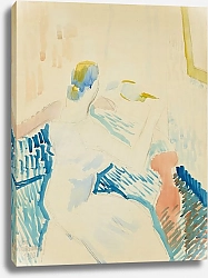 Постер Брюссельманс Жан Vrouw aan toilettafel