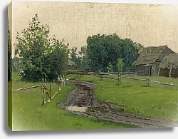 Постер Левитан Исаак Деревенская дорога