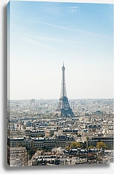 Постер Эйфелева башня и городская архитектура