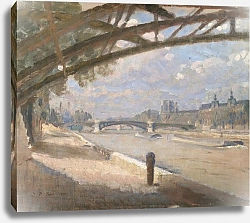 Постер Паульсен Юлиус Under the Pont des Arts, Paris. Noon