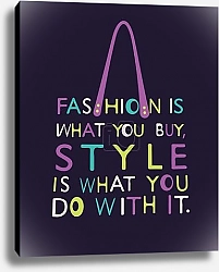 Женская сумка с цитатой