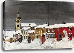 Постер Сольберг Гарольд Улица в Реросе зимой