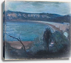 Постер Мунк Эдвард Лунный свет на берегу Средиземного моря