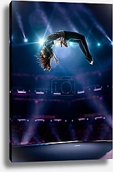 Постер Прыжки на батуте