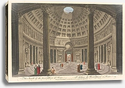 Постер Баулес Томас 3 The Inside of the Pantheon at Rome