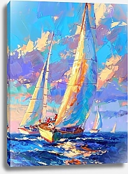 Постер Wind, sun, sails