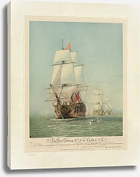 Постер Уилли Уильям The first journey of ‘Victory,’ 1778