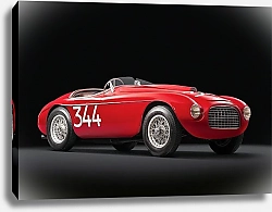 Постер Ferrari 166 MM Touring Barchetta '1948–50 дизайн Touring
