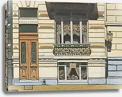 Постер Спиллиарт Леон Дом на Петер-Бенуа-Страат, Остенде