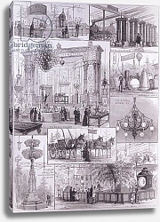 Постер Школа: Английская 19в. The International Electric Exhibition at the Crystal Palace, 1882