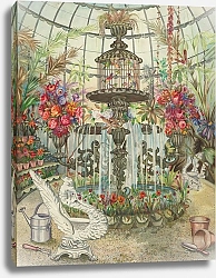 Постер Хамли Перкинс Фонтан в зимнем саду